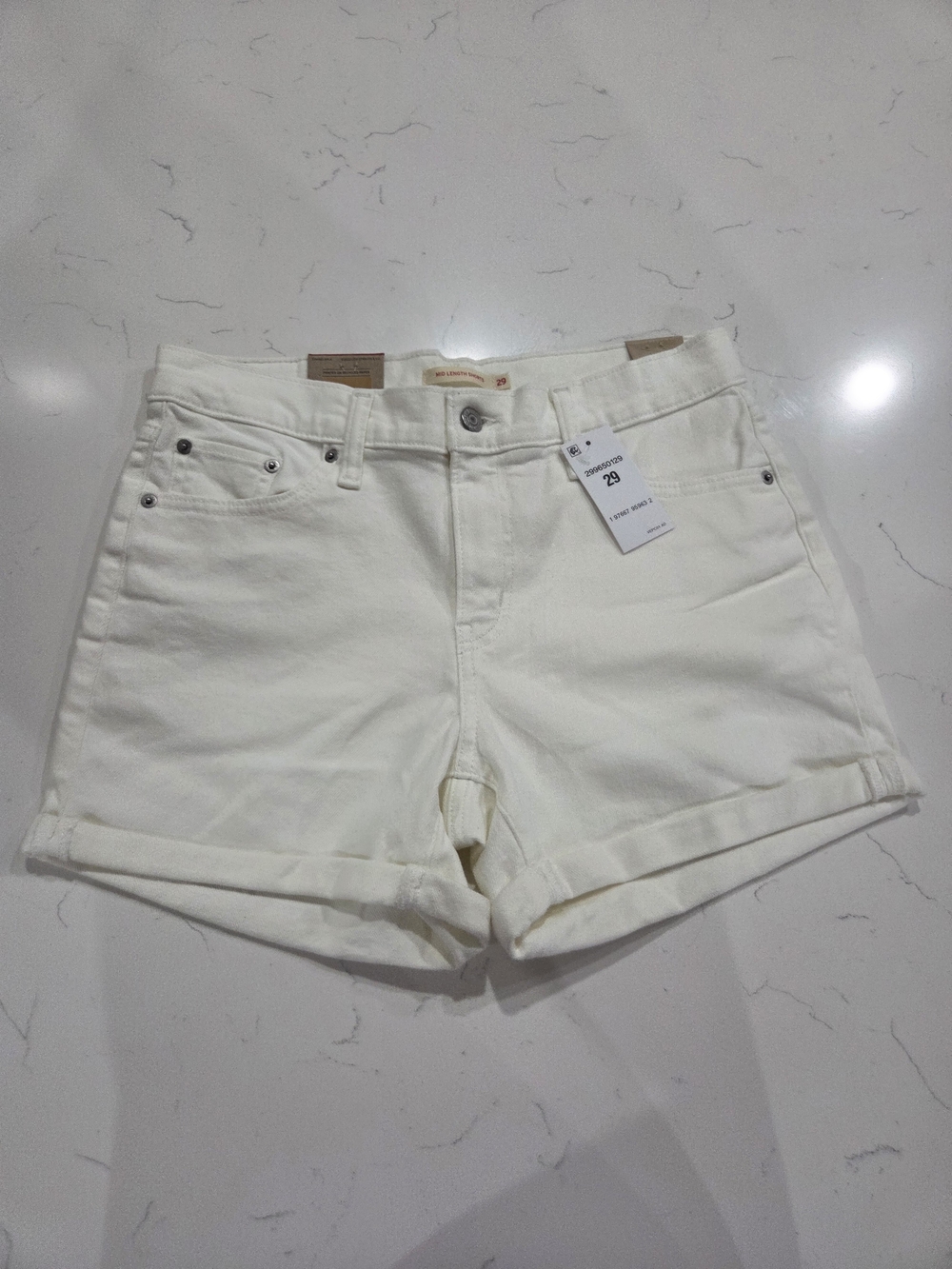 Levi's Mid Length Denim Shorts